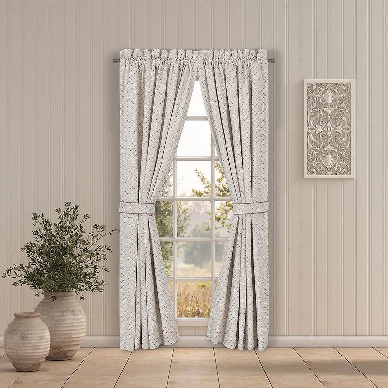 Queen Street Safia Rod Pocket Blackout Set of 2 Curtain Panel