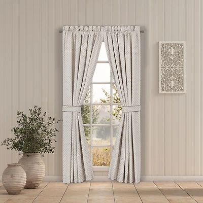 Queen Street Safia Rod Pocket Blackout Set of 2 Curtain Panel
