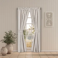 Queen Street Safia Rod Pocket Blackout Set of 2 Curtain Panel