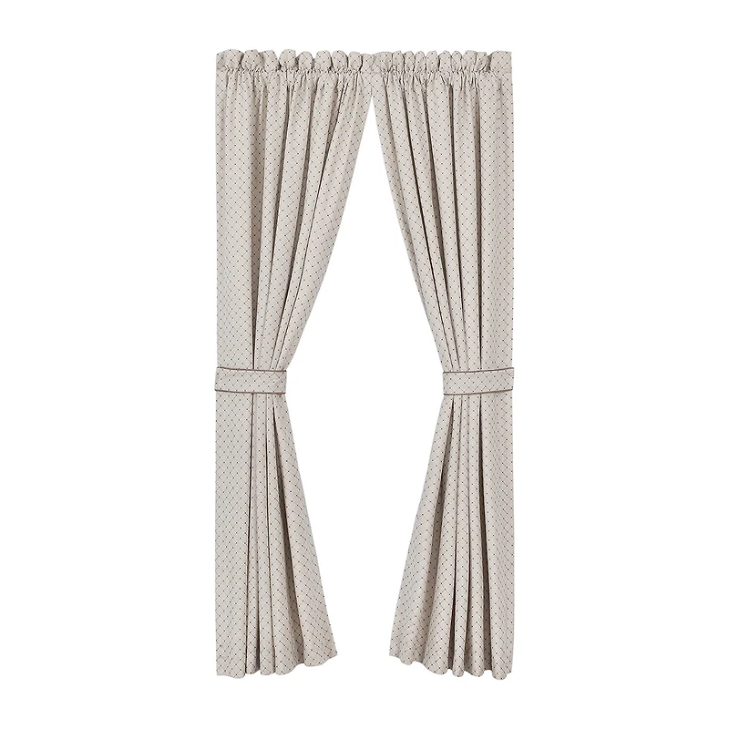 Queen Street Safia Rod Pocket Blackout Set of 2 Curtain Panel