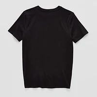 Thereabouts Oversize Little & Big Kid Girls Round Neck Short Sleeve Oversized Graphic T-Shirt
