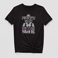 Thereabouts Oversize Little & Big Kid Girls Round Neck Short Sleeve Oversized Graphic T-Shirt