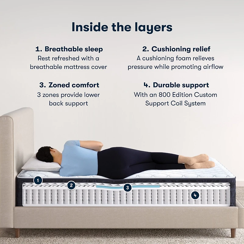 Serta Classic Andria 12.5" Firm Tight Top - Mattress + Adustable Base