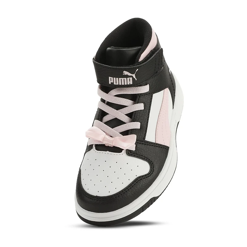 PUMA Rebound Layup Little Kid Girls Basketball Shoes