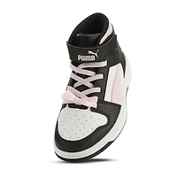 PUMA Rebound Layup Little Kid Girls Basketball Shoes