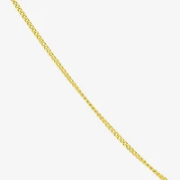 Womens 10K Gold 18 Inch Curb Chain Necklace