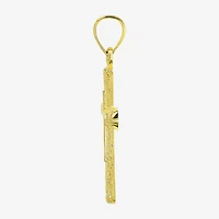 Religious Jewelry Cross! Unisex Adult 10K Gold Cross Pendant