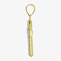 Religious Jewelry Cross! Womens 10K Gold Cross Pendant