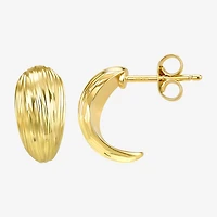 Made in Italy 10K Gold 12mm Stud Earrings