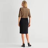 Maya Brooke Womens Jacket Dress