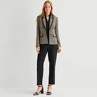 Black Label by Evan-Picone Tweed Womens Classic Fit Double Breasted Suit Jacket