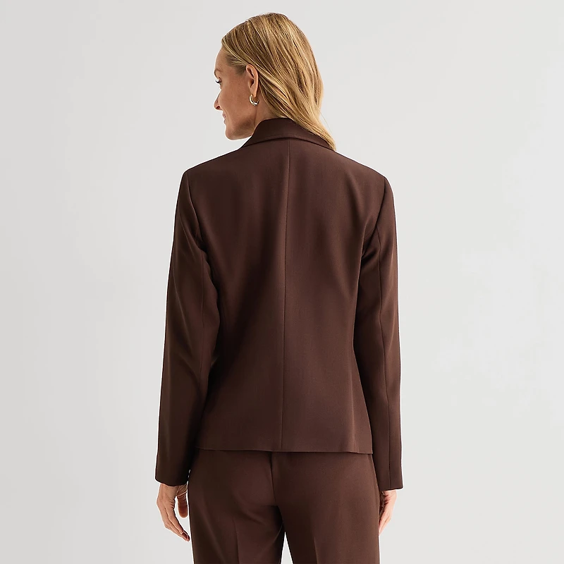 Black Label by Evan-Picone Womens Classic Fit Suit Jacket