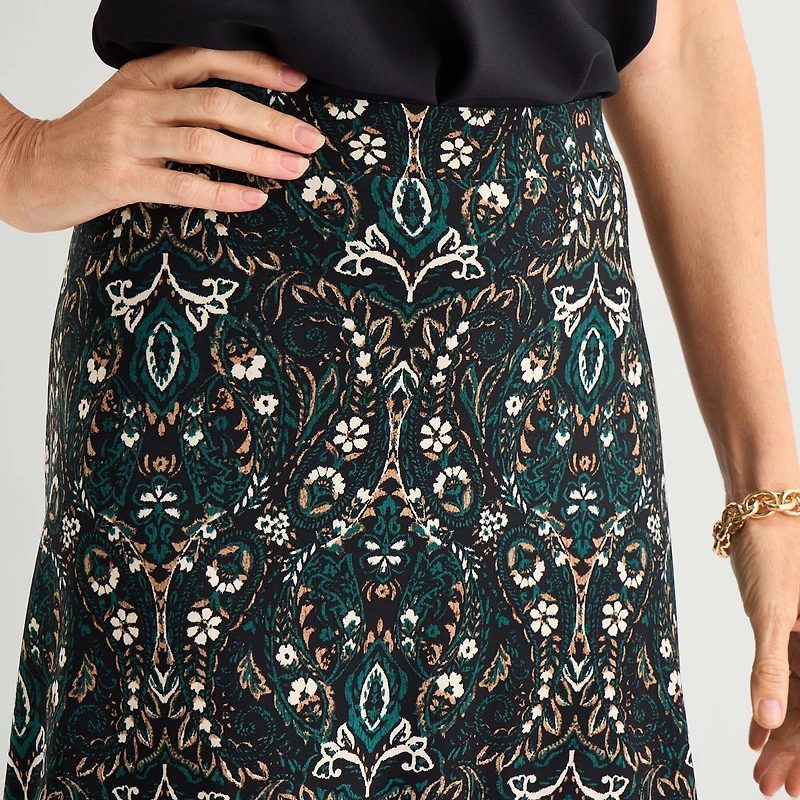 Black Label by Evan-Picone Womens Maxi Skirt
