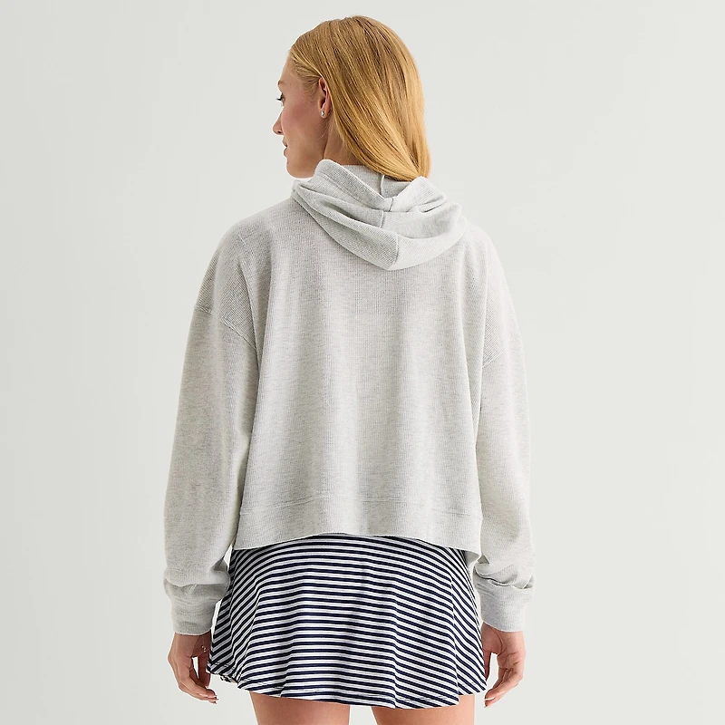 Forever 21 Womens Juniors Long Sleeve Zipper Hoodie