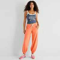 Arizona Womens Juniors Scoop Neck Sleeveless Tank Top