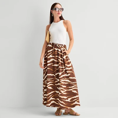 Worthington Womens Maxi Skirt