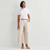 Worthington Womens Crew Neck Short Sleeve T-Shirt