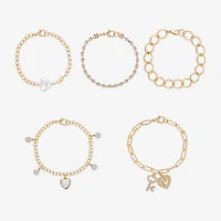 Forever 21 Womens 5-pc. Bracelet Set