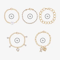 Forever 21 Womens 5-pc. Bracelet Set