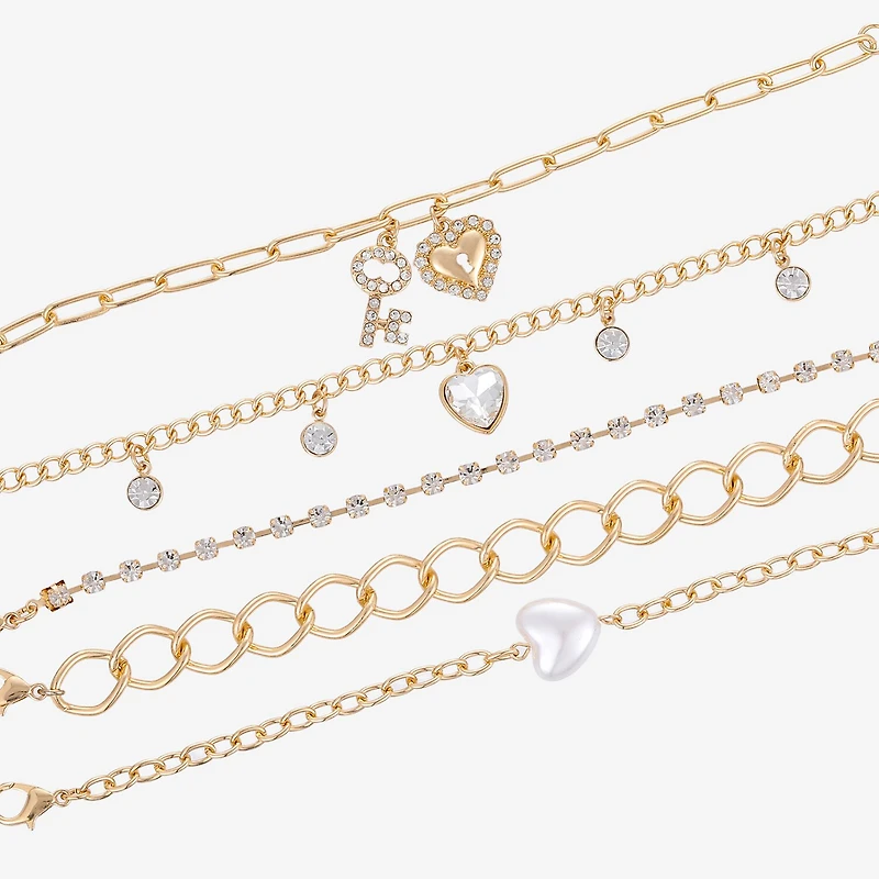 Forever 21 Womens 5-pc. Bracelet Set