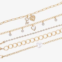 Forever 21 Womens 5-pc. Bracelet Set