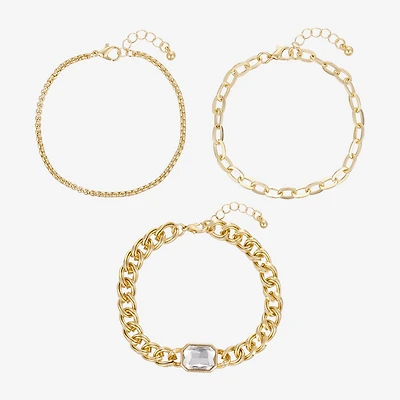 Forever 21 Womens 3-pc. Bracelet Set