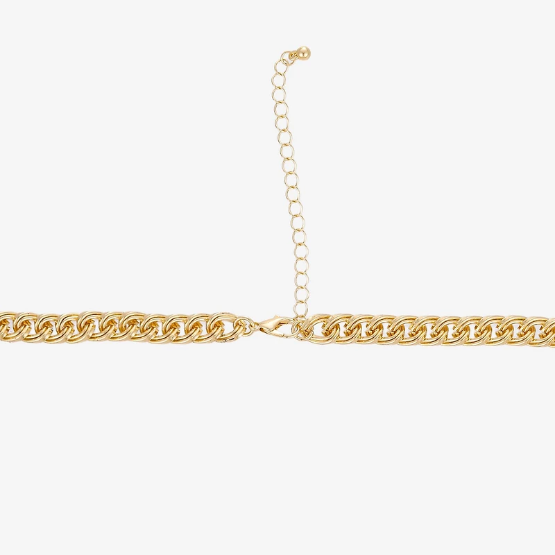 Forever 21 Womens 16 Inch Curb Chain Necklace