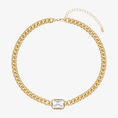 Forever 21 Womens 16 Inch Curb Chain Necklace