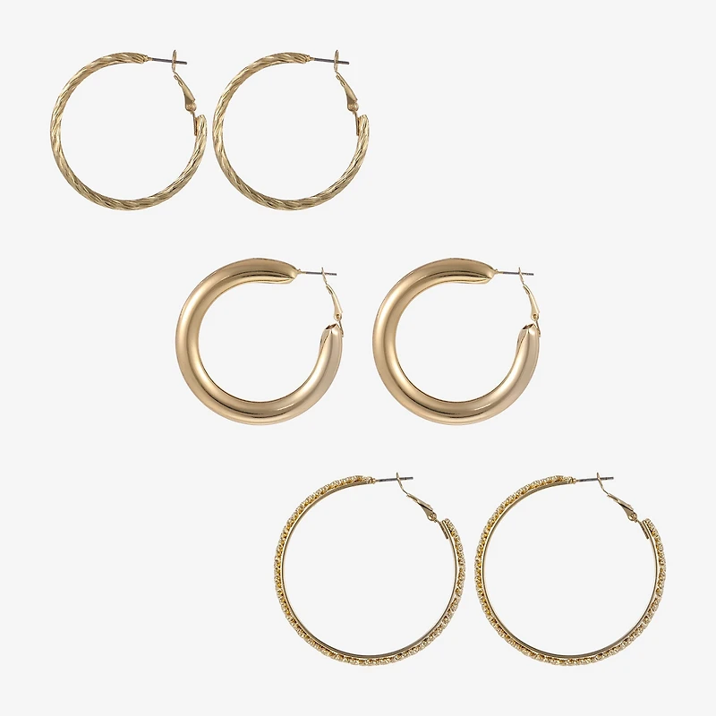Forever 21 Womens Round Pair Earring Set