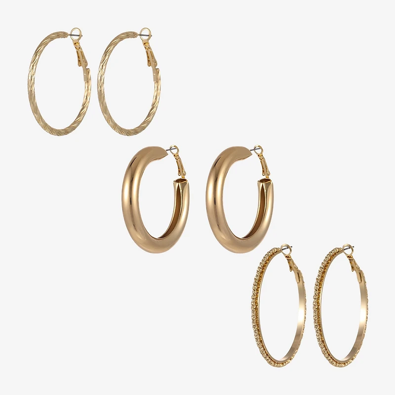 Forever 21 Womens Round Pair Earring Set