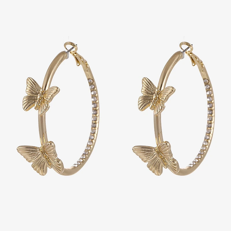 Forever 21 Womens 50mm Butterfly Single Earring