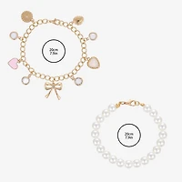 Forever 21 Womens 2-pc. Bracelet Set