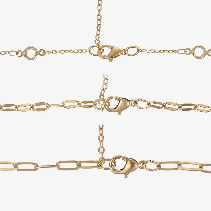 Forever 21 Timeless Womens 3-pc. Bracelet Set