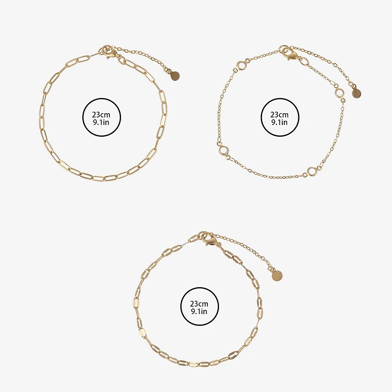 Forever 21 Timeless Womens 3-pc. Bracelet Set