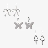 Forever 21 Womens 3 Pair Earring Set
