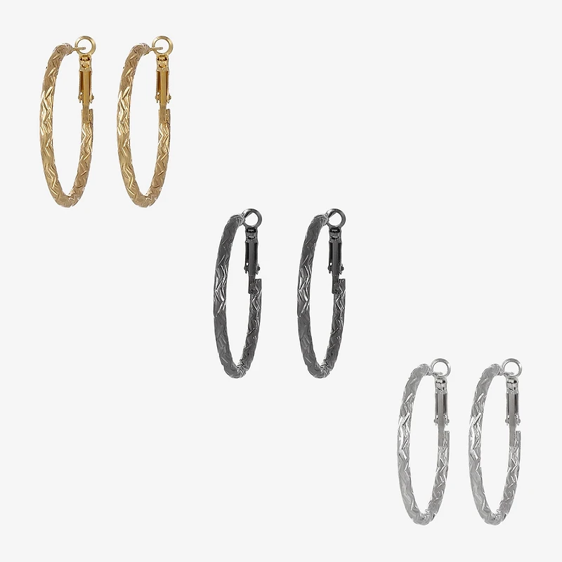 Forever 21 Womens Round 3 Pair Earring Set