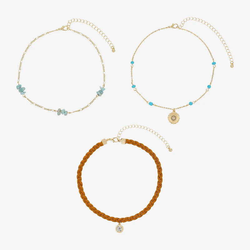 Forever 21 Womens 3-pc. Necklace Set