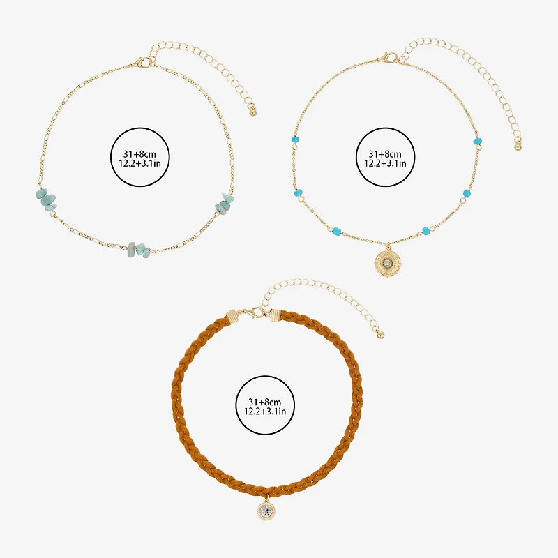 Forever 21 Womens 3-pc. Necklace Set