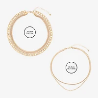 Forever 21 Womens 2-pc. Necklace Set