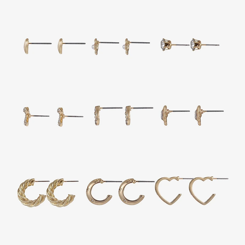 Forever 21 Womens 9 Pair Earring Set