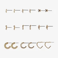 Forever 21 Womens 9 Pair Earring Set