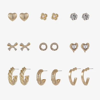 Forever 21 Womens 9 Pair Earring Set