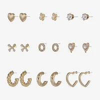 Forever 21 Womens 9 Pair Earring Set
