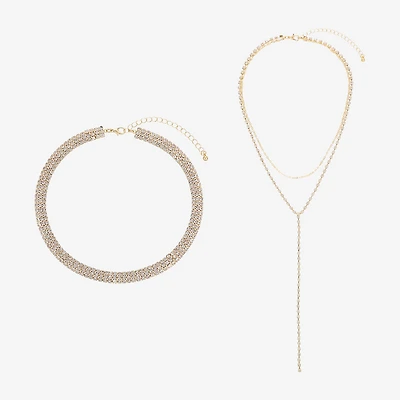 Forever 21 Womens 2-pc. Necklace Set