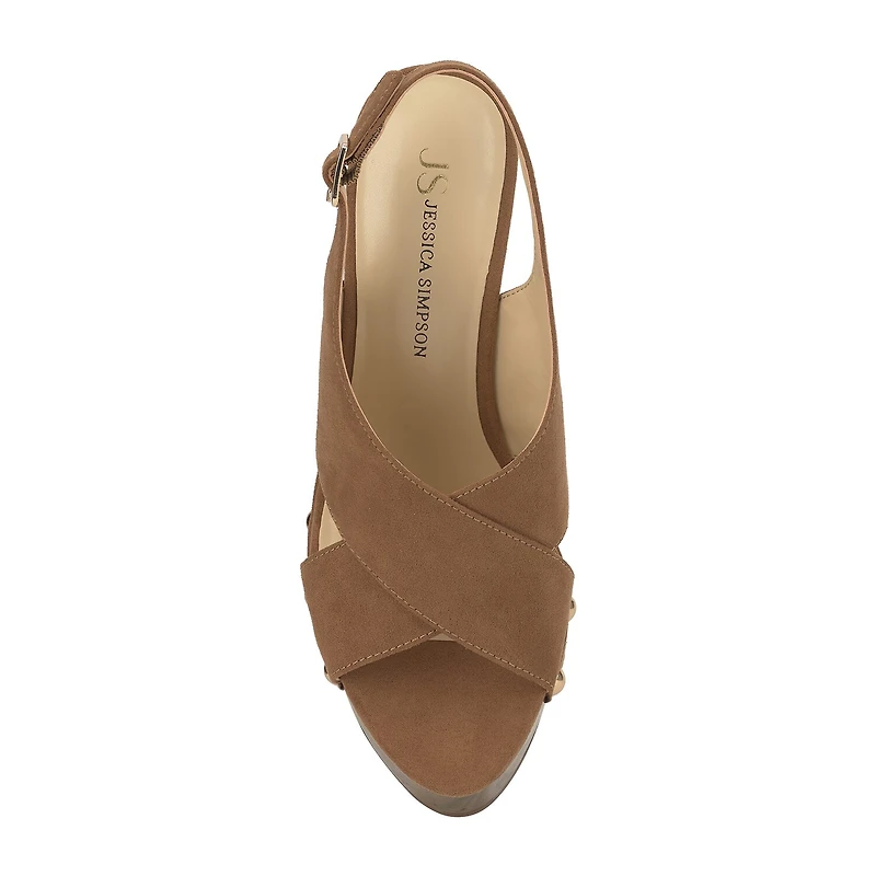 JS Jessica Simpson Womens Soylena Wedge Sandals