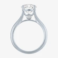 (G / Si1-Si2) Womens 3 CT. T.W. Lab Grown White Diamond Round Engagement Ring