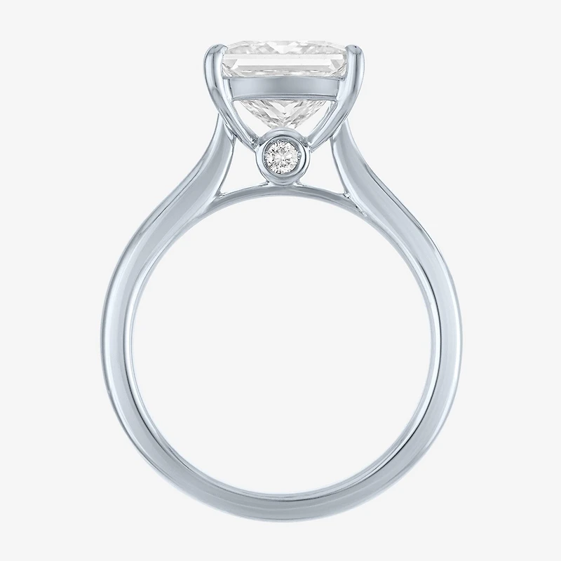 (G / Si1-Si2) Womens 3 CT. T.W. Lab Grown White Diamond Engagement Ring