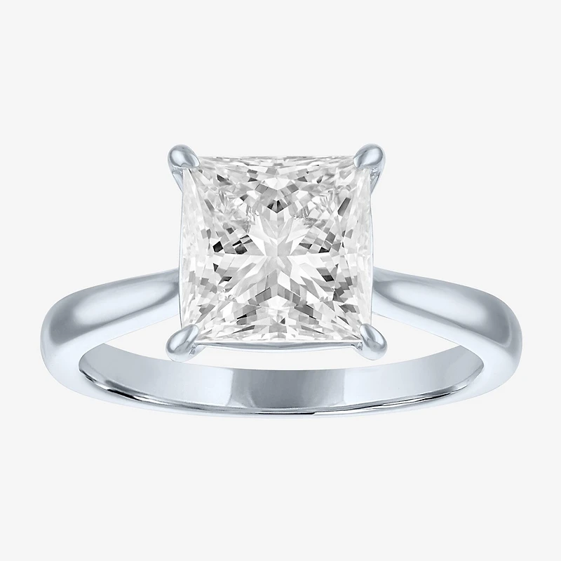 (G / Si1-Si2) Womens 3 CT. T.W. Lab Grown White Diamond Engagement Ring