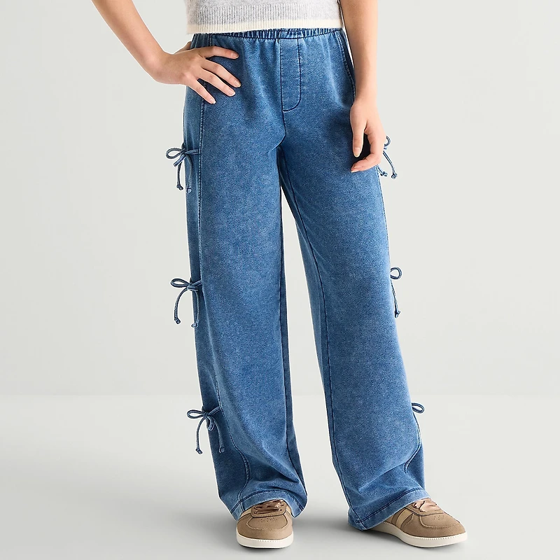 Vanilla Star Big Kid Girls Wide Leg Jean