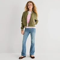 Thereabouts Little & Big Kid Girls Fleece Ultra Lightweight Bomber Jacket